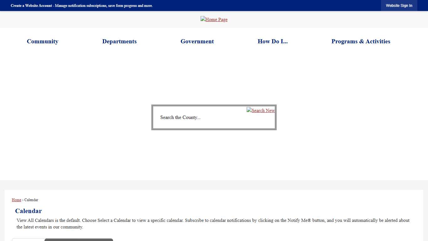 Calendar • Main Calendar