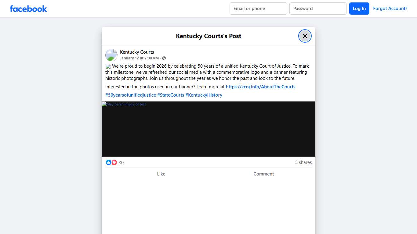 Kentucky Courts - 🎉 We’re proud to begin 2026 by... | Facebook